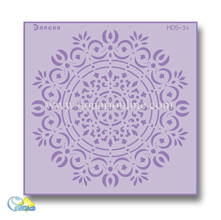 خرید شابلون، خرید شابلون پتینه، شابلون دیوار، شابلون طرح ماندالا، خرید لوازم پتینه کاری، هنری آنلاین