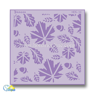 خرید شابلون، خرید شابلون پتینه، شابلون دیوار، شابلون طرح برگ، خرید لوازم پتینه کاری، هنری آنلاین