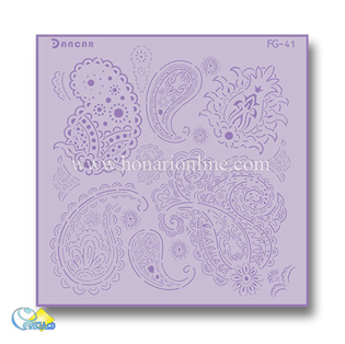 خرید شابلون، خرید شابلون لیپان آرت، شابلون دیوار، شابلون طرح بته جقه، خرید لوازم پتینه کاری، هنری آنلاین